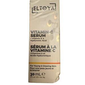 Eltoya Vitamin-C Serum + Vit E & Hyaluronic Acid for Young & Glowing Skin 1fl Oz